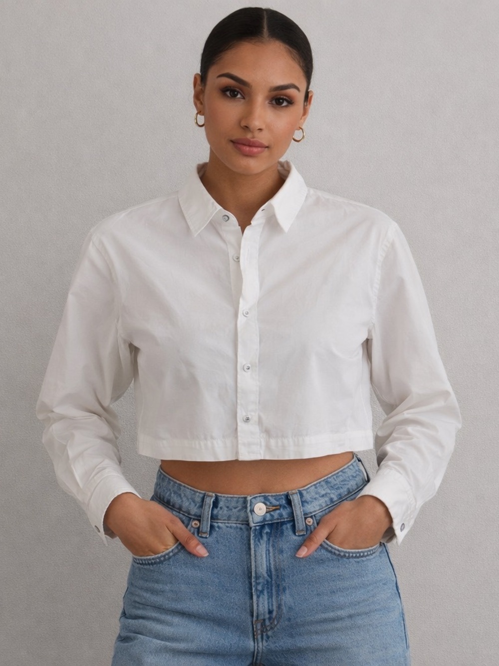 Rag and Bone White Button-Up Shirt